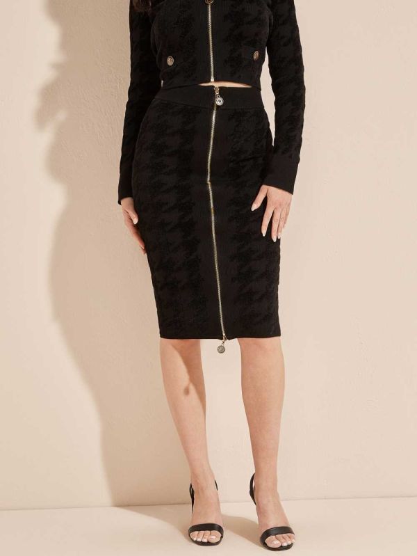 Black Women's Guess Alexa Skirts Australia Sale | 391RJYOUZ