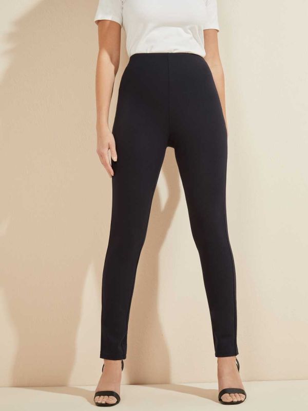 Blue Multicolor Women's Guess Jane Ponte Leggings Australia Sale | 602TNVYOI