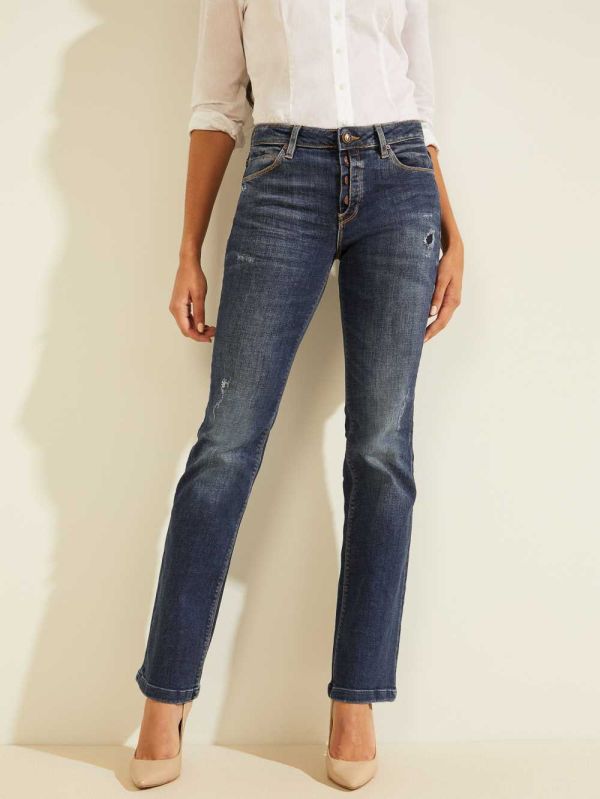 Blue Women's Guess Eco Bootcut Sexy Jeans Australia Sale | 309WRAHJC