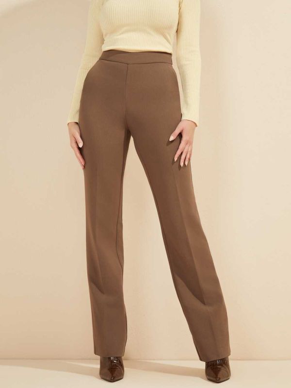 Coffee Women's Guess Sally Pants Australia Sale | 847LJQOAX