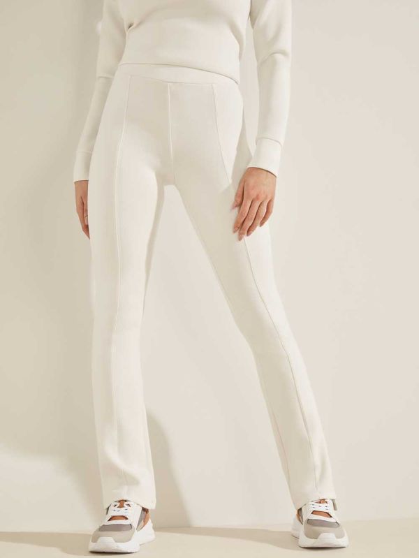 Cream Women's Guess Eco Brenda Active Pants Australia Sale | 469WOITLA