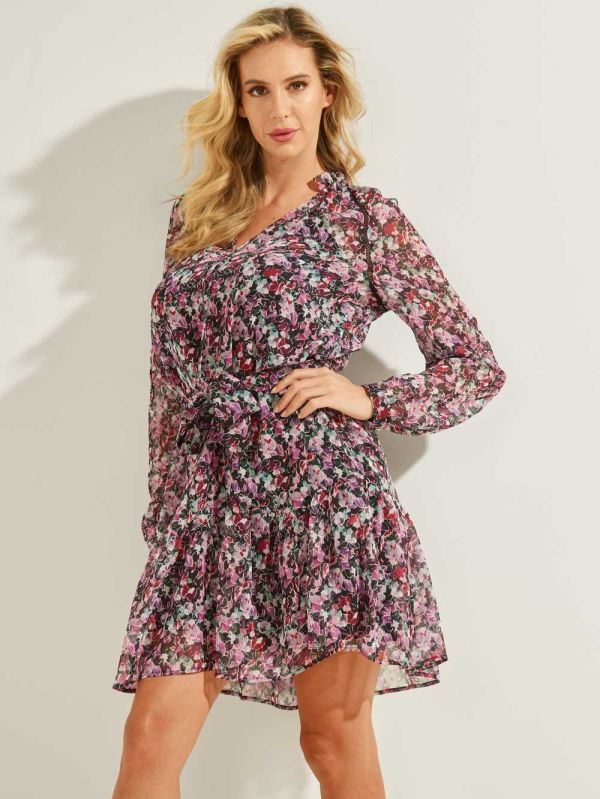 Flower Women's Guess Veronica Dresses Australia Sale | 134INQREP