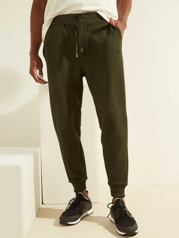 Green Men's Guess Alpine Performance Joggers Australia Sale | 693GKPZDB