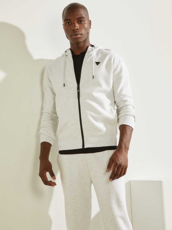Multicolor Men's Guess Eco Hale Zip-Up Hoodie Australia Sale | 590PNTWIL