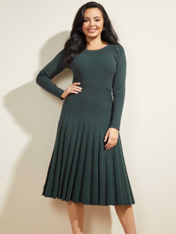 Olive Women's Guess Wavelength Dresses Australia Sale | 043XKQVEW