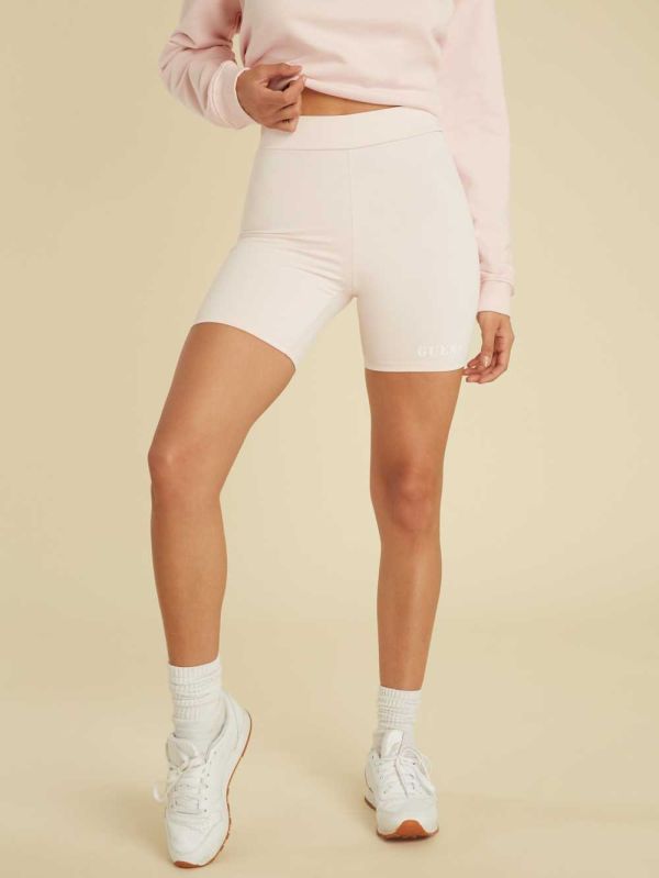Pink Women's Guess Originals Kit Biker Shorts Australia Sale | 941MVTCDJ