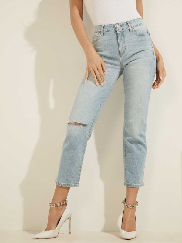 Wash Women's Guess 1981 Straight Jeans Australia Sale | 972KESRYM