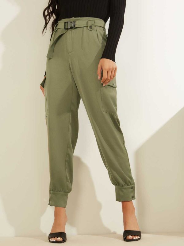 Wash Women's Guess Eco Emi Cargo Pants Australia Sale | 578KJAGMU