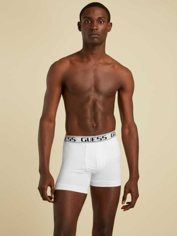 White Men's Guess Summer Games Sport Boxer Briefs Underwear Australia Sale | 519LIYAUW