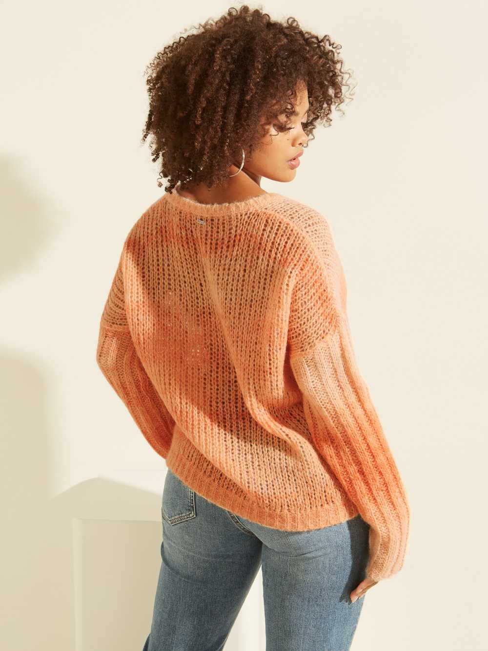 Apricot Multicolor Women's Guess Ariane Sweaters Australia Sale | 514OGCHXL