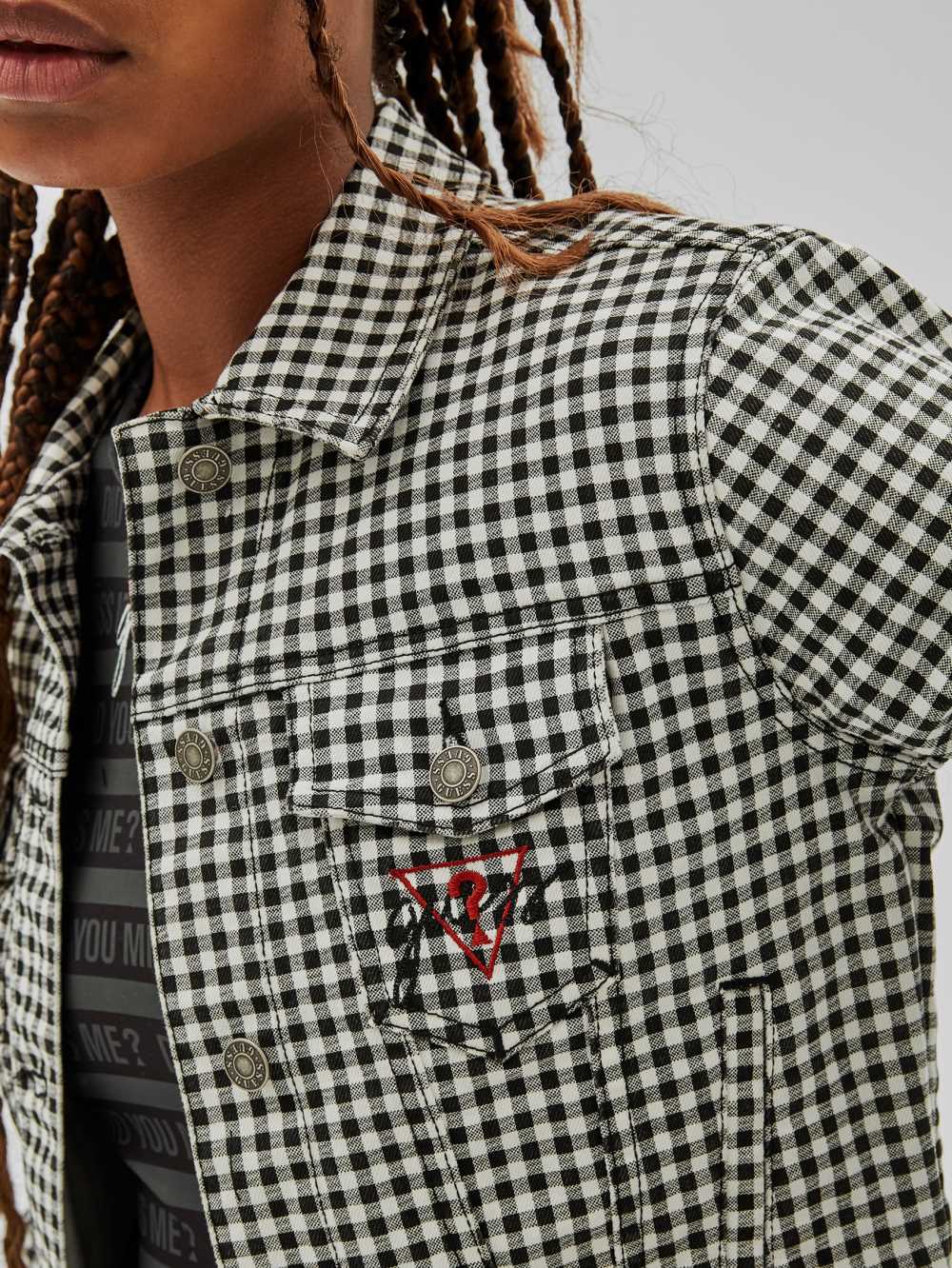 Black Multicolor Women's Guess Originals x Anna Nicole Smith Denim Jackets Australia Sale | 036FEJKVQ
