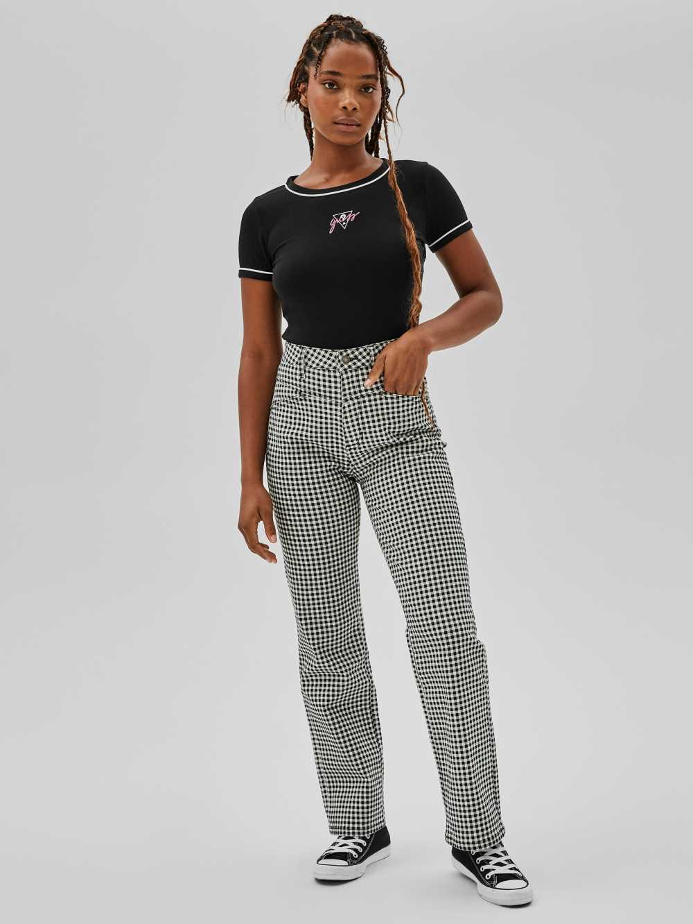 Black Women's Guess Originals x Anna Nicole Smith Baby T-shirt Australia Sale | 201FQDUYR