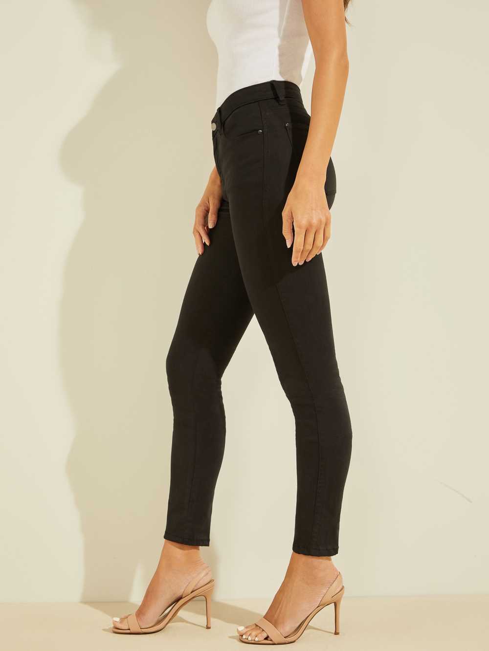 Black Women's Guess Pastel Sexy Curve Skinny Jeans Australia Sale | 328XNUJZK