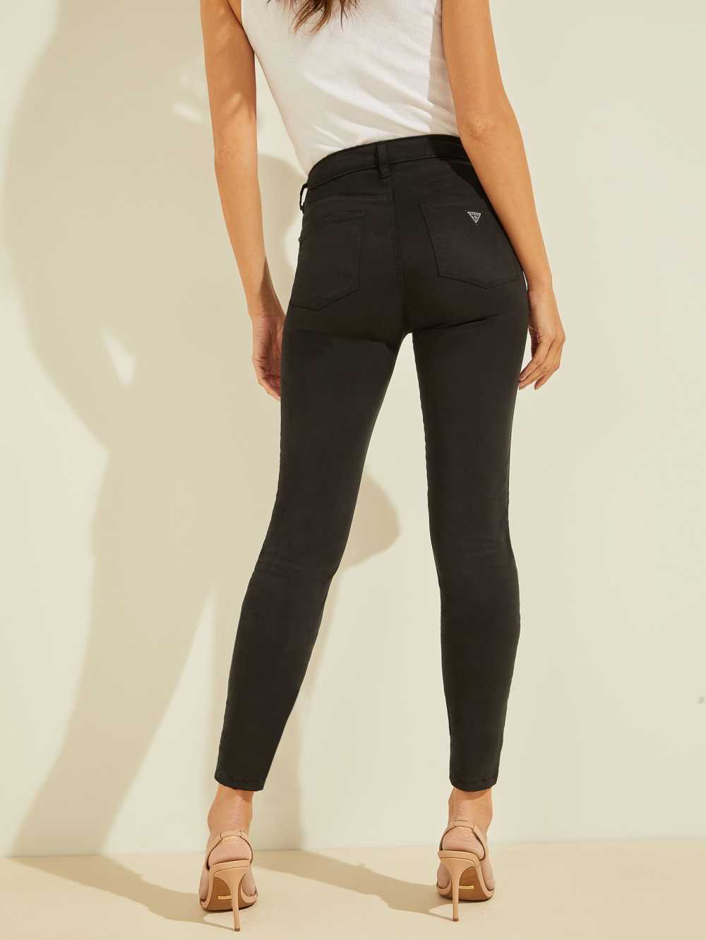 Black Women's Guess Pastel Sexy Curve Skinny Jeans Australia Sale | 328XNUJZK