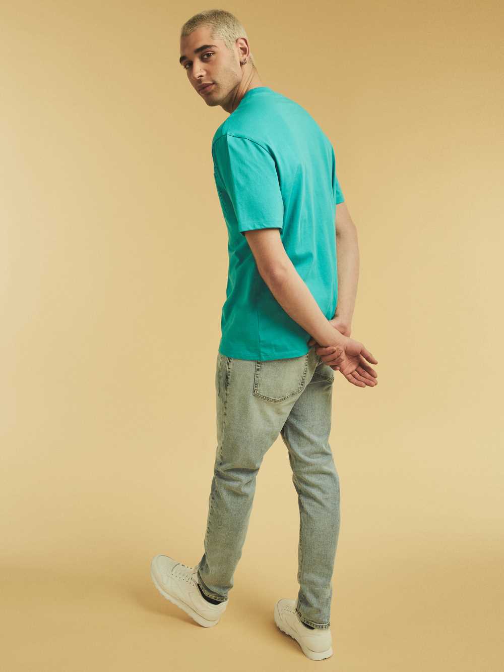 Blue Men's Guess Originals Kit Pocket T-shirt Australia Sale | 163HTYRMV