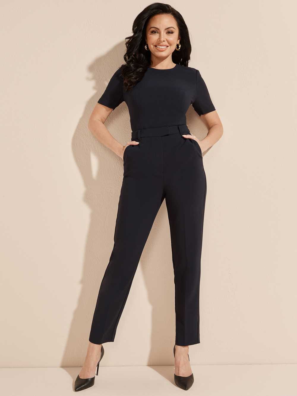 Blue Multicolor Women's Guess Eco Genesis Chino Pants Australia Sale | 180IPABYC