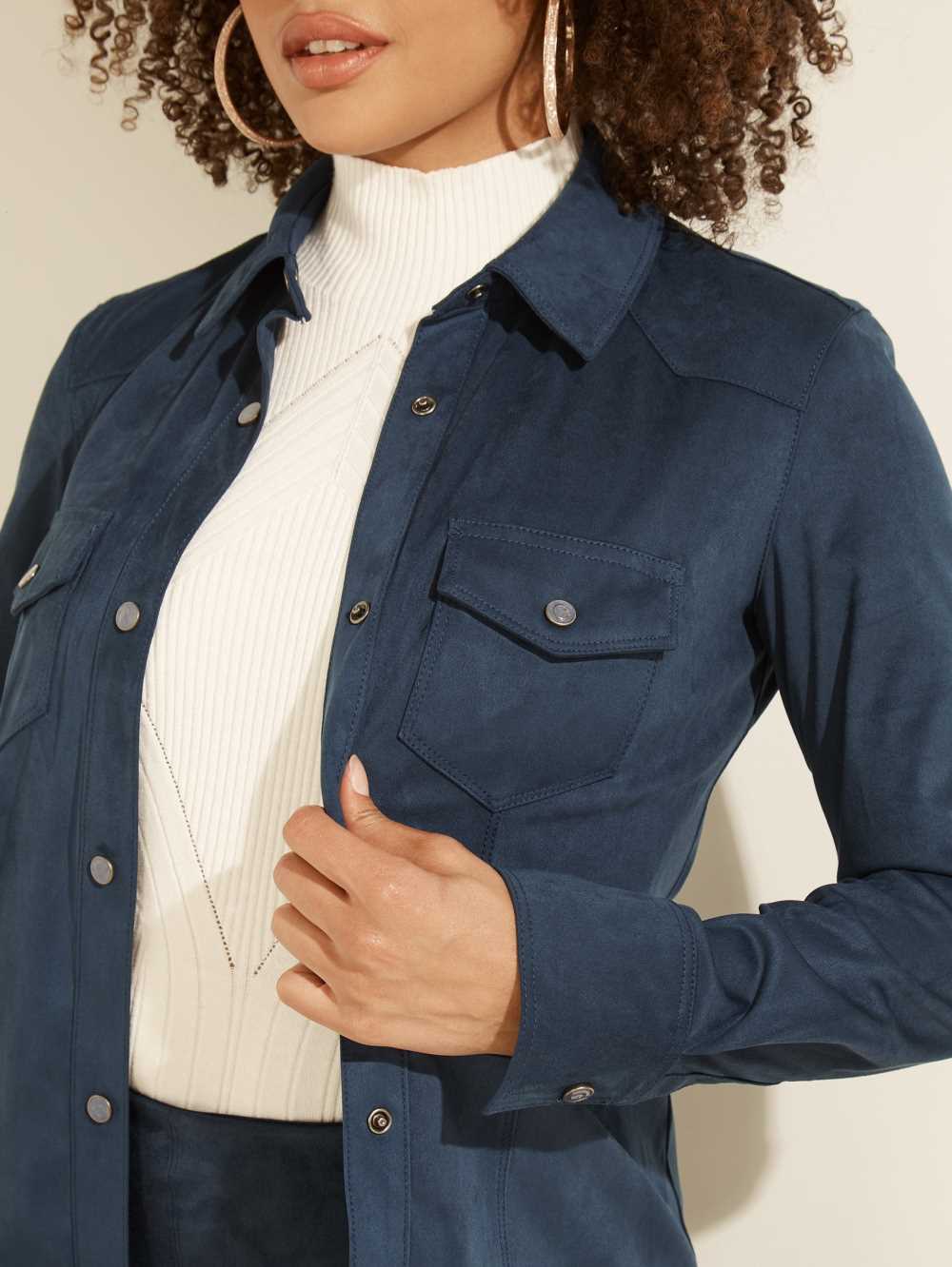 Blue Women's Guess Daisy Shirts Australia Sale | 386EACORG