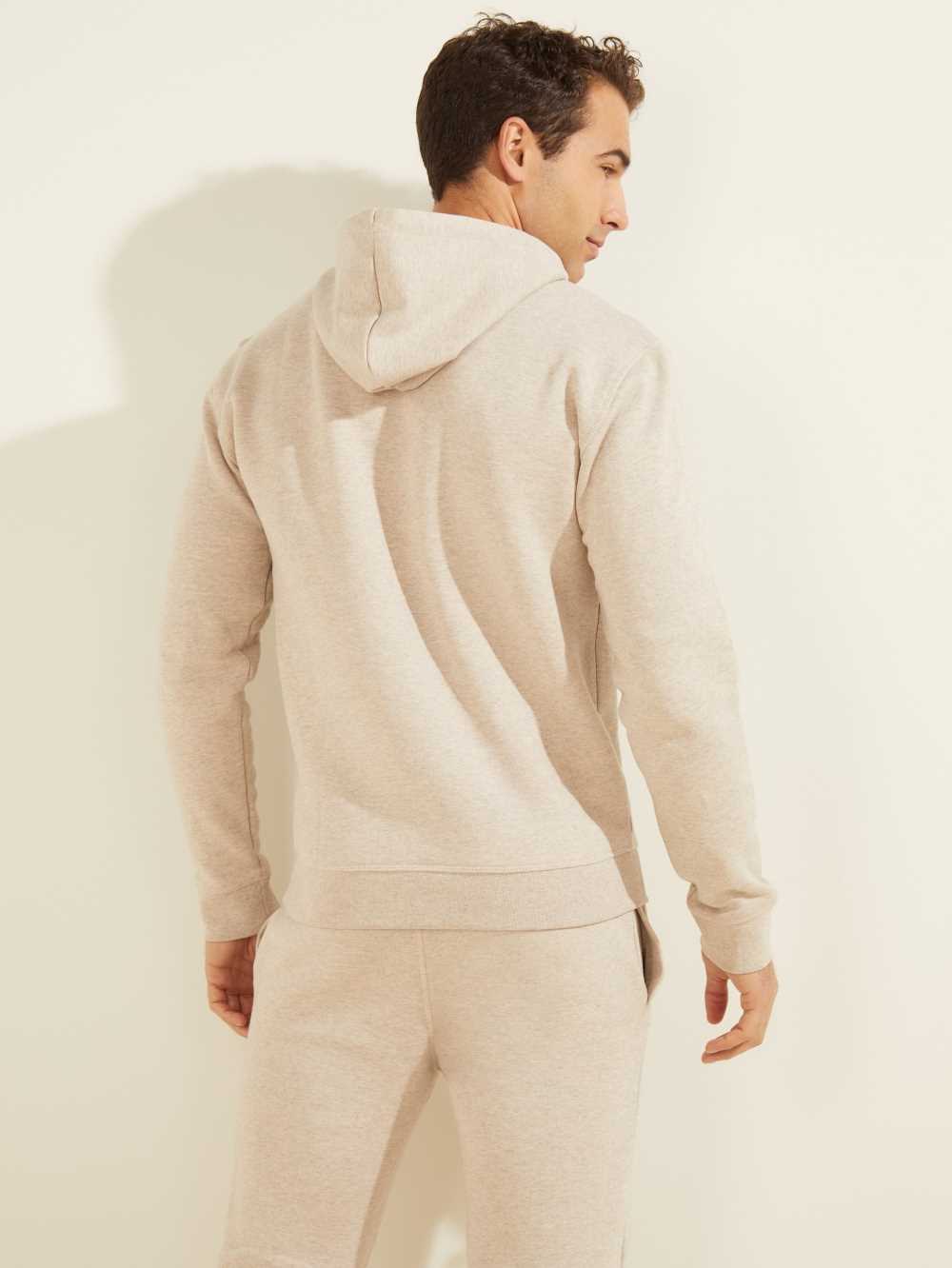 Brown Men's Guess Eco Aldwin Hoodie Australia Sale | 536IWMBET