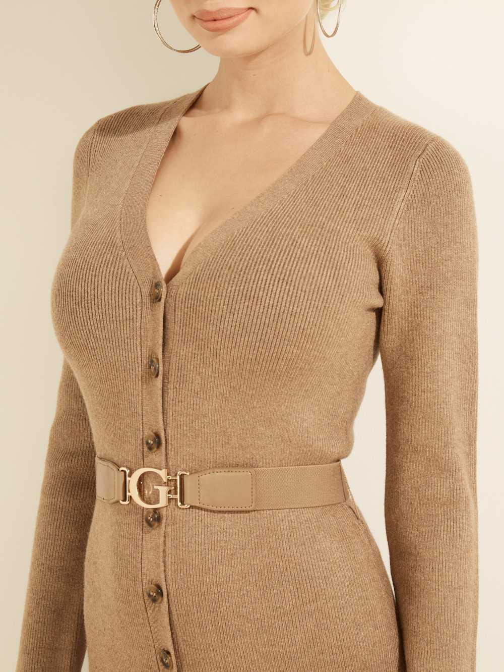 Brown Multicolor Women's Guess Luised Cardigan Jumpsuit Australia Sale | 670BAQLOZ
