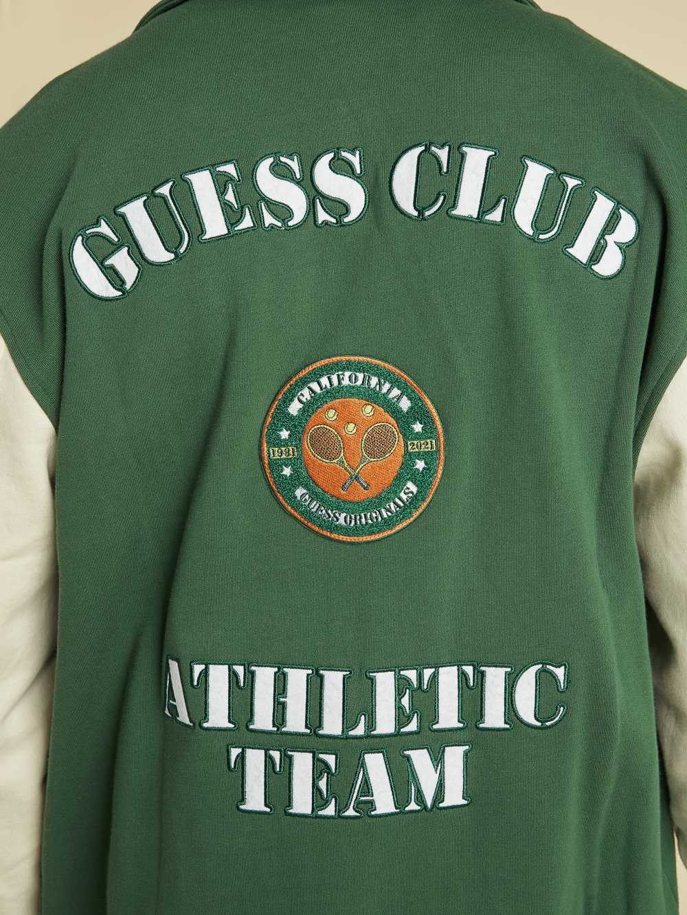 Dark Green Multicolor Men's Guess Originals Varsity Inspired Jackets Australia Sale | 685JQKSCL