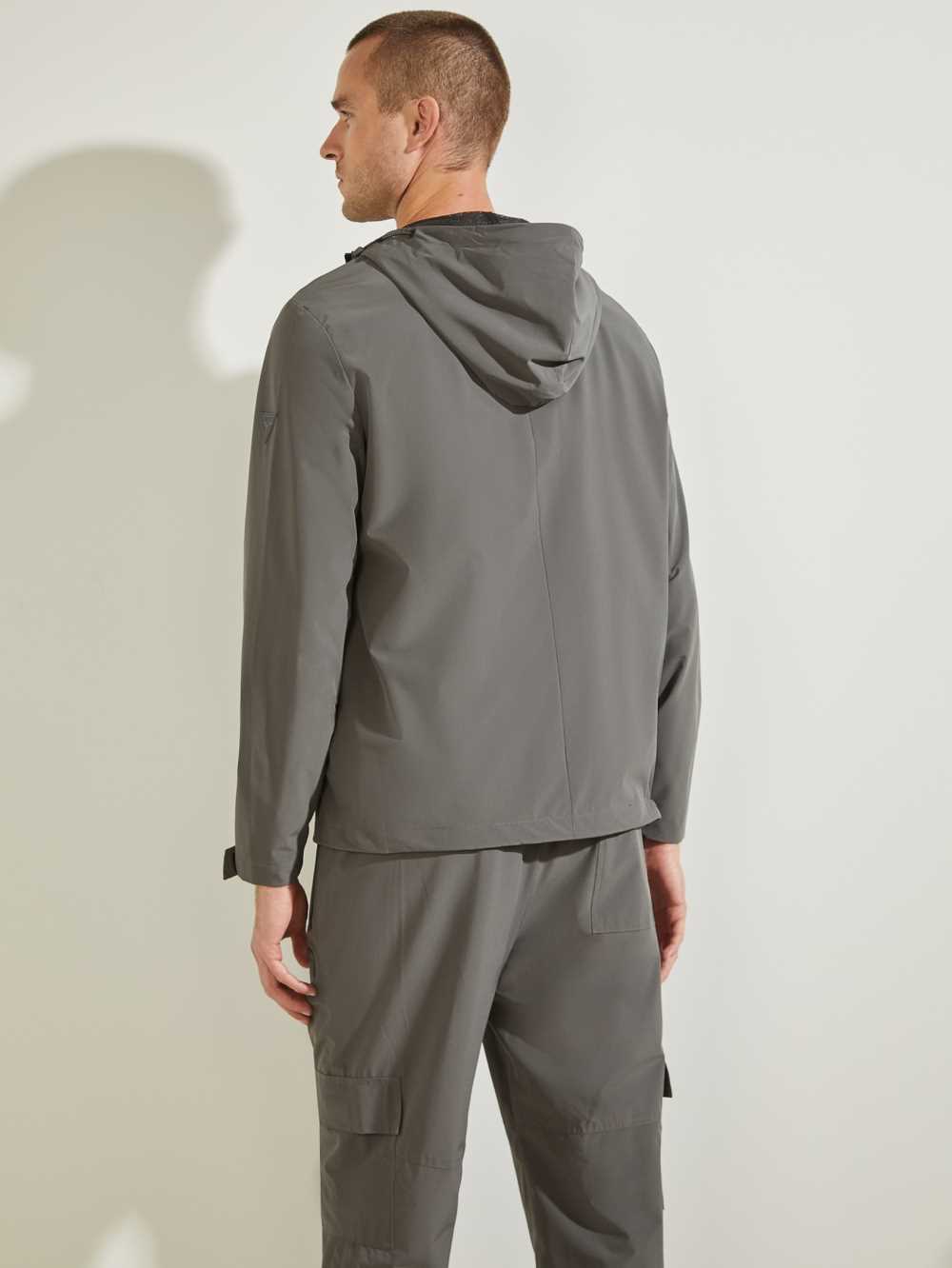 Dark Grey Men's Guess Eco Kaden Hooded Jackets Australia Sale | 256DQWLIZ