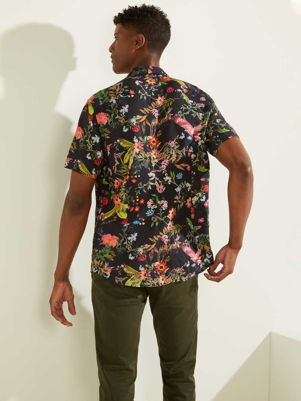 Flower Men's Guess Eco Flower Market Shirts Australia Sale | 179CIZNUA
