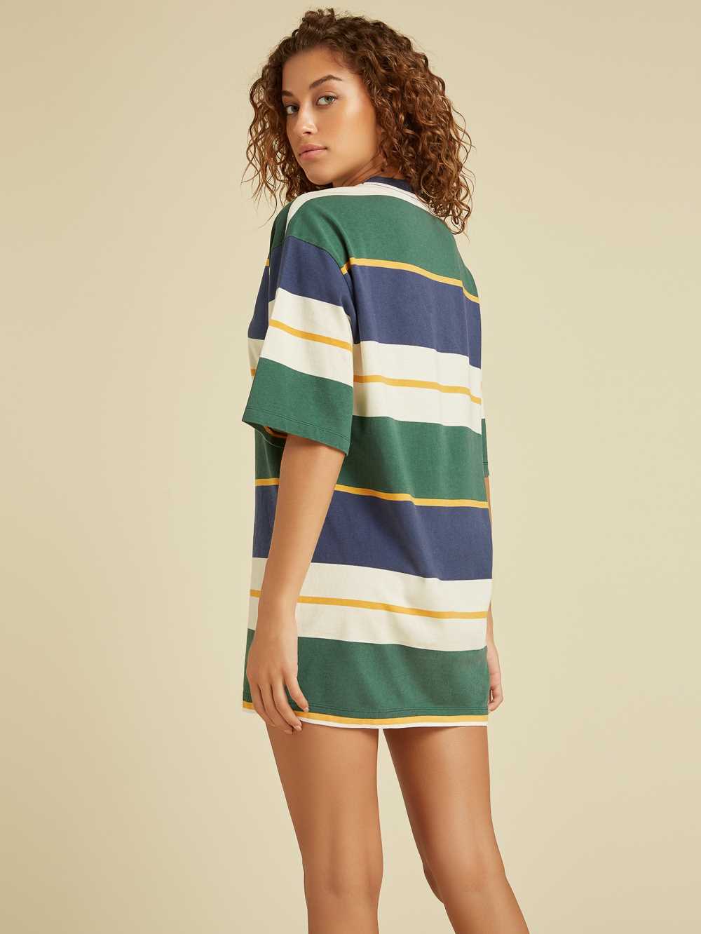 Green Multicolor Women's Guess Originals T-Shirt Shirts Australia Sale | 160IYNJKA