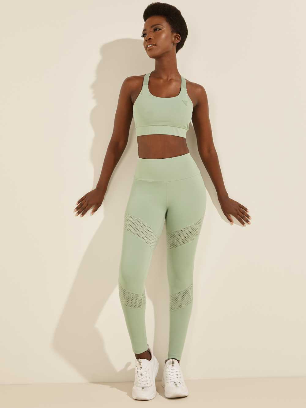 Green Women's Guess Cora Leggings Australia Sale | 873LJDNOU