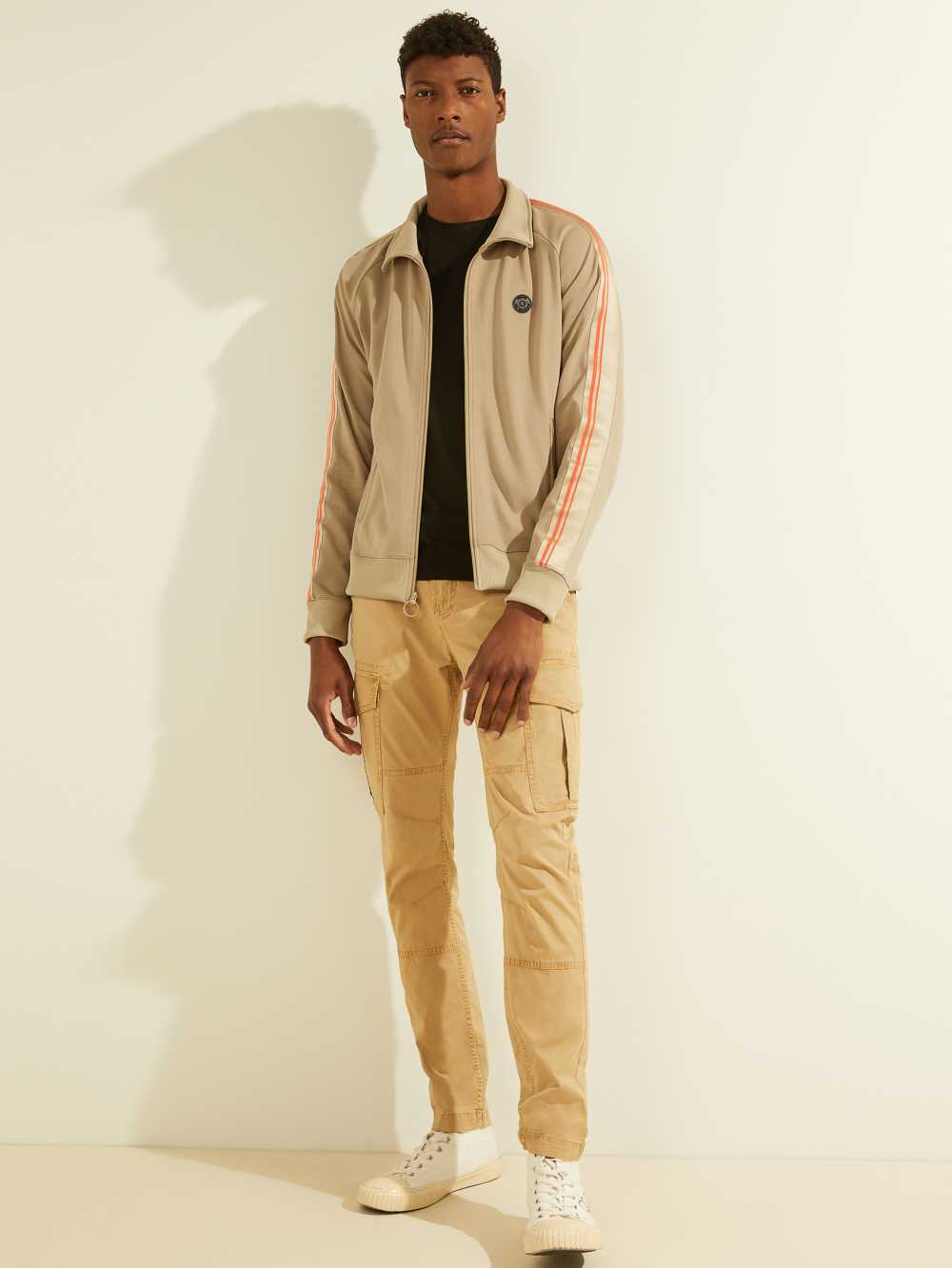 Grey Men's Guess Colorado Active Track Jackets Australia Sale | 476RUTXEB