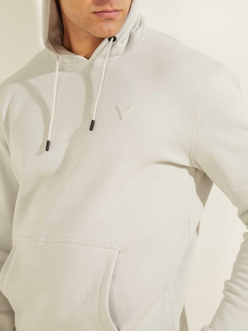 Grey Men's Guess Eco Aldwin Hoodie Australia Sale | 904KOSWRM