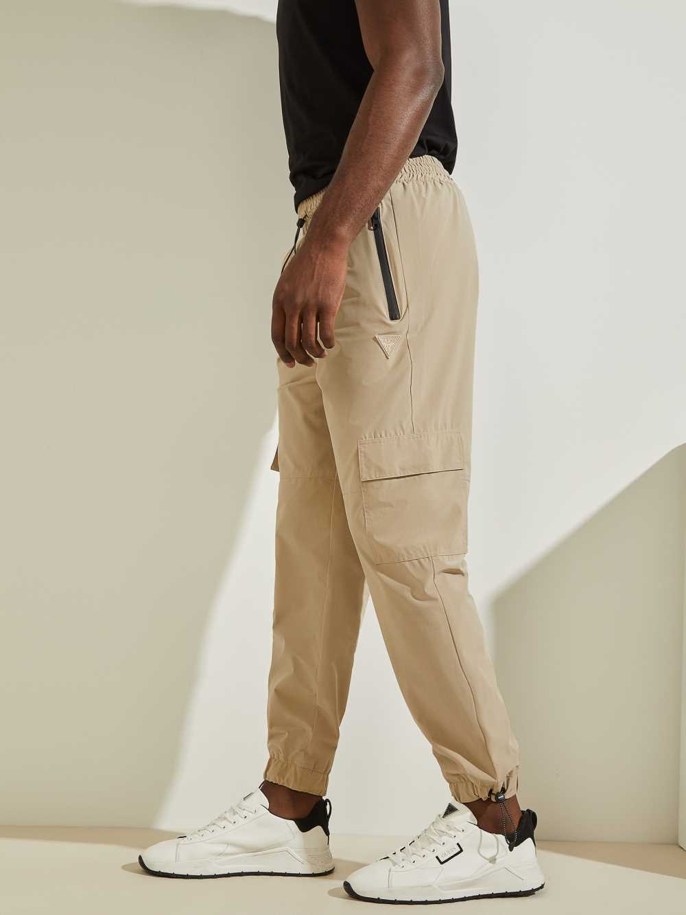 Grey Men's Guess Eco Kaden Cargo Pants Australia Sale | 673GTYSEN