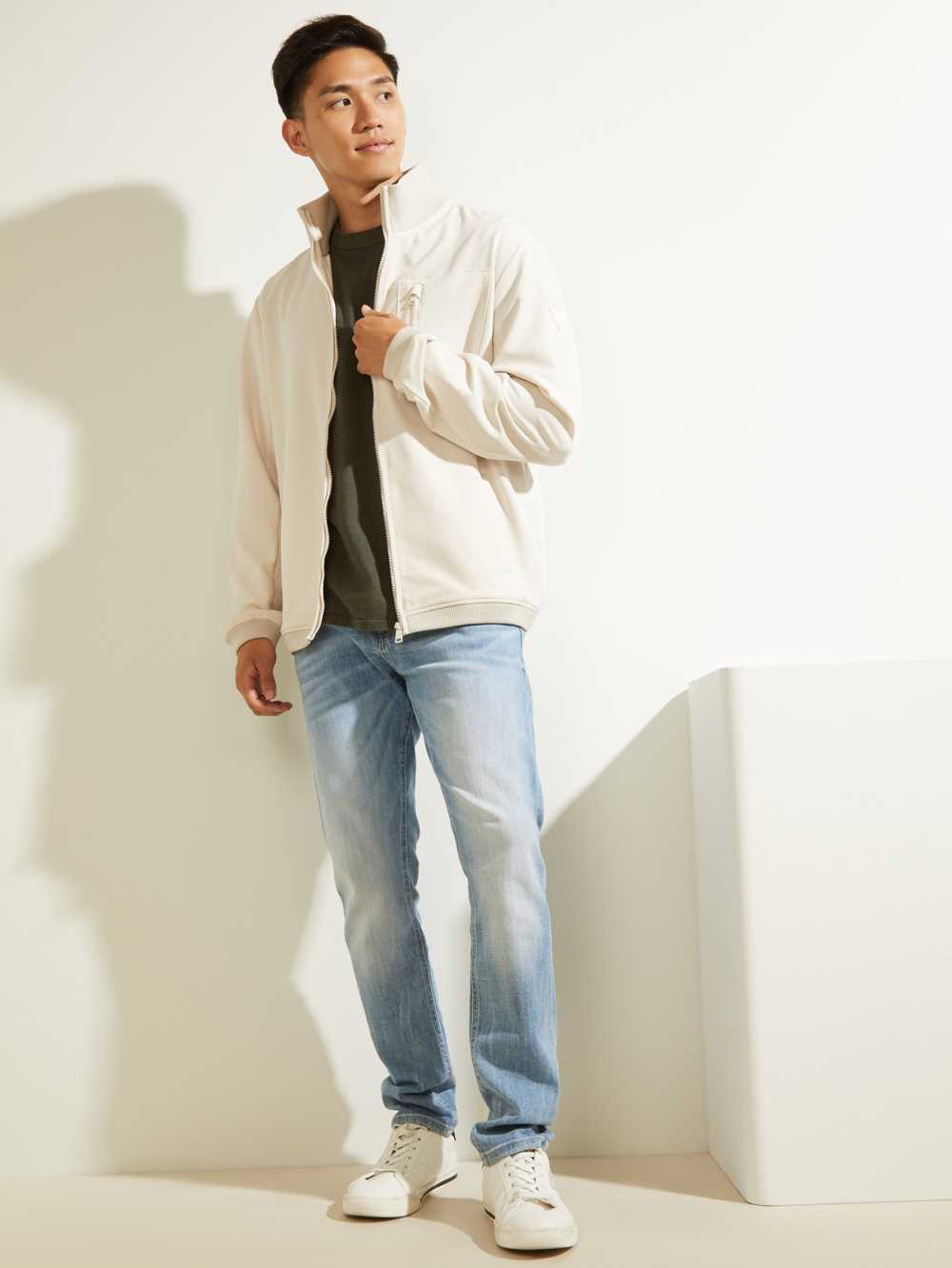 Grey Men's Guess Explorer Zip-Up Jackets Australia Sale | 890QNZWOI