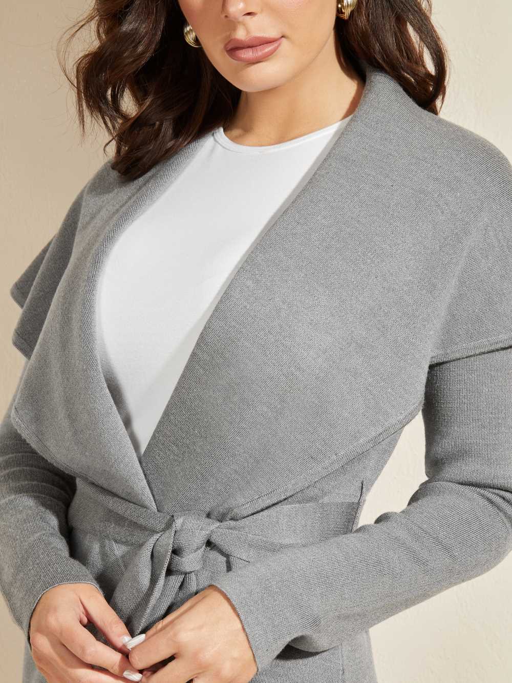 Grey Women's Guess Manu Cover-Up Sweaters Australia Sale | 168AOEIJM