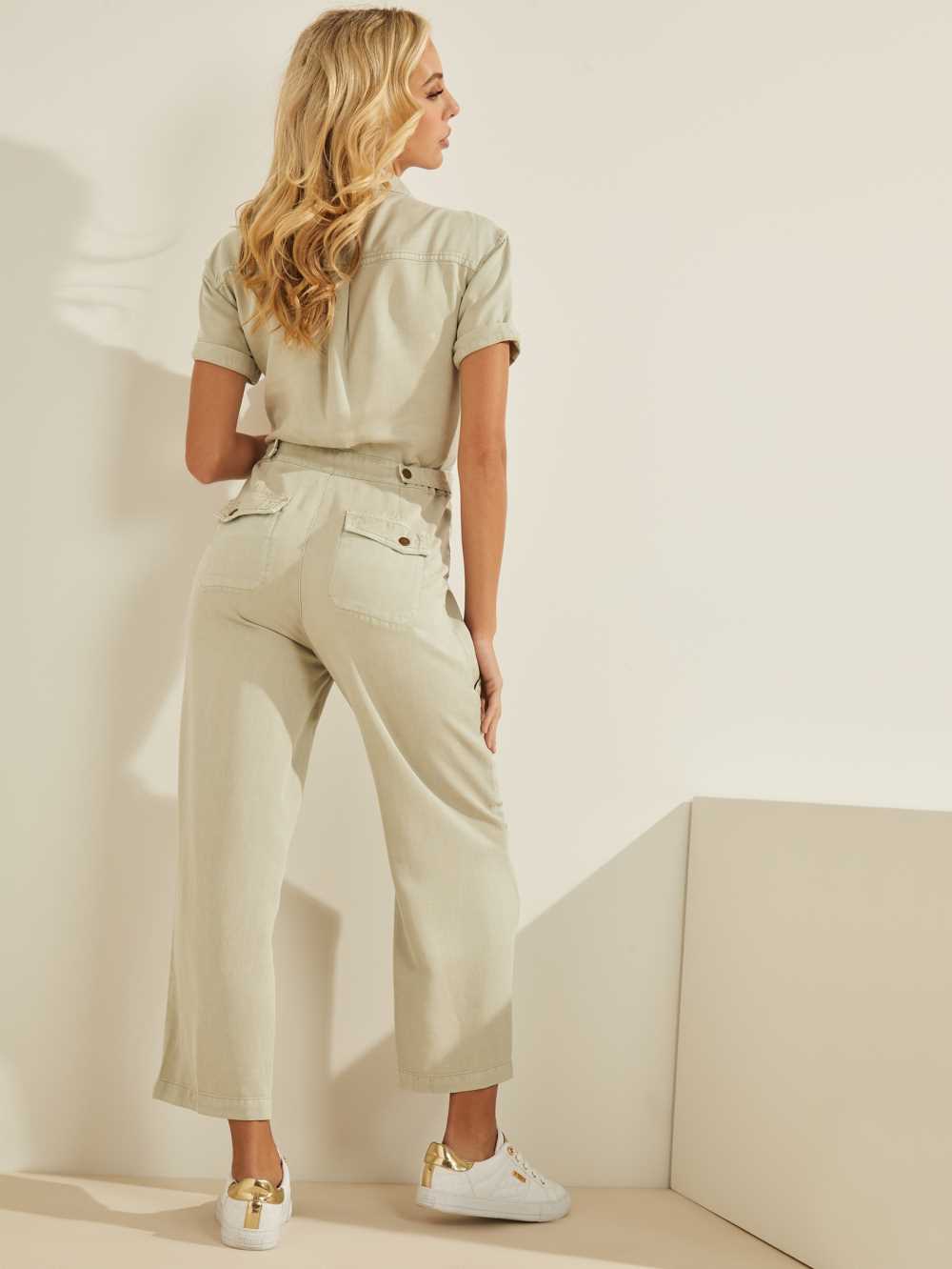 Light Multicolor Women's Guess Eco Kinsley Jumpsuit Australia Sale | 685WERQAX