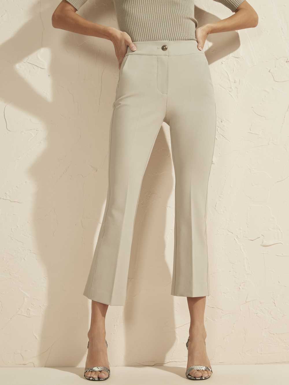 Mint Women\'s Guess Evelyn Cropped Pants Australia Sale | 267MBFGYJ