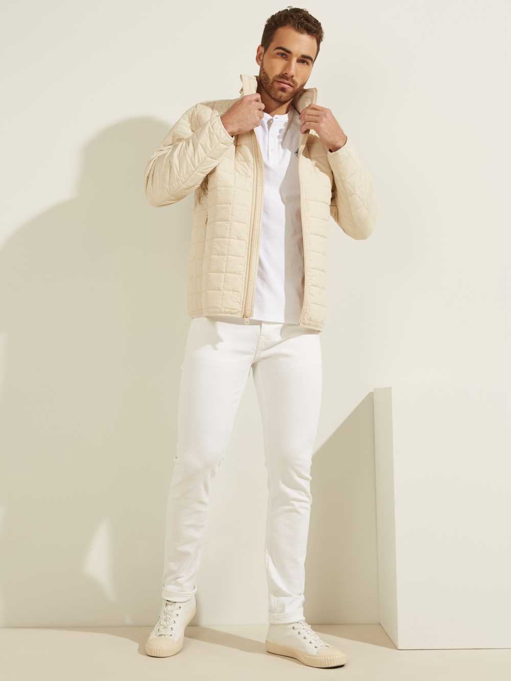 Multicolor Men's Guess Active Nylon Puffer Jackets Australia Sale | 849GNYWEI