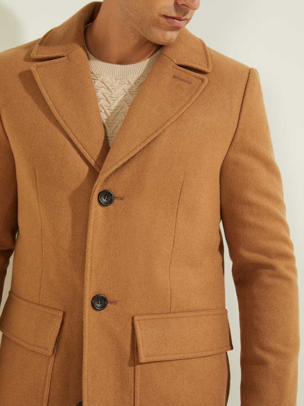 Multicolor Men's Guess Chris Wool Jackets Australia Sale | 874ZWVIAM