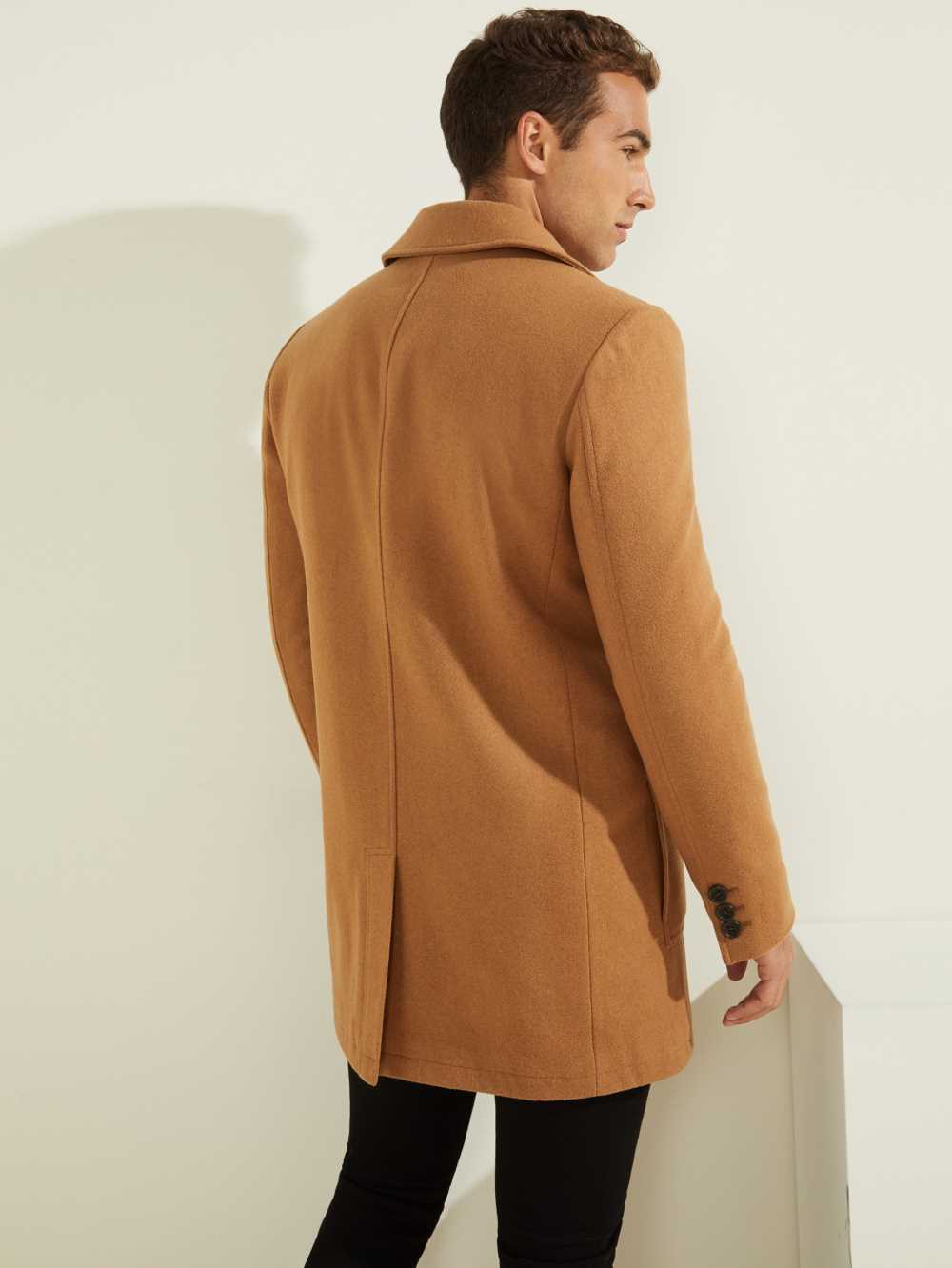 Multicolor Men's Guess Chris Wool Jackets Australia Sale | 874ZWVIAM