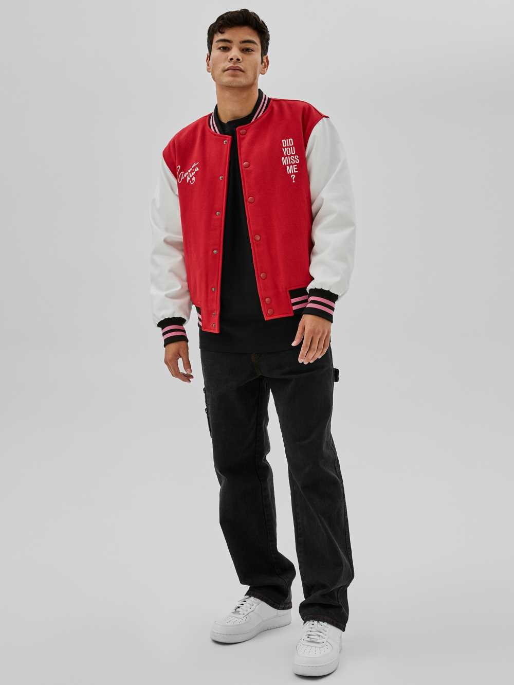 Multicolor Men's Guess Originals x Anna Nicole Smith Varsity Jackets Australia Sale | 073BSYPUX