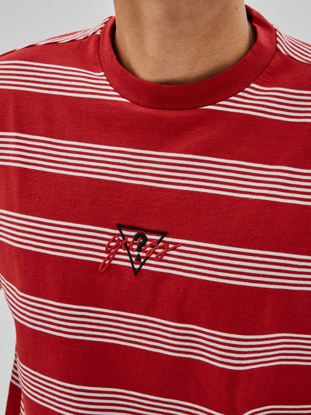Multicolor Men's Guess Originals x Anna Nicole Smith Stripe T-shirt Australia Sale | 135DKIRZT