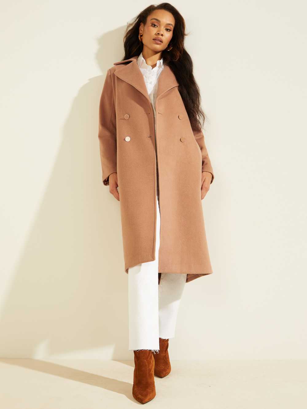 Orange Women's Guess Dounia Trench Coats Australia Sale | 724WKCYXF