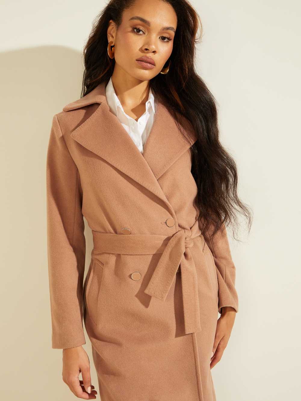 Orange Women's Guess Dounia Trench Coats Australia Sale | 724WKCYXF