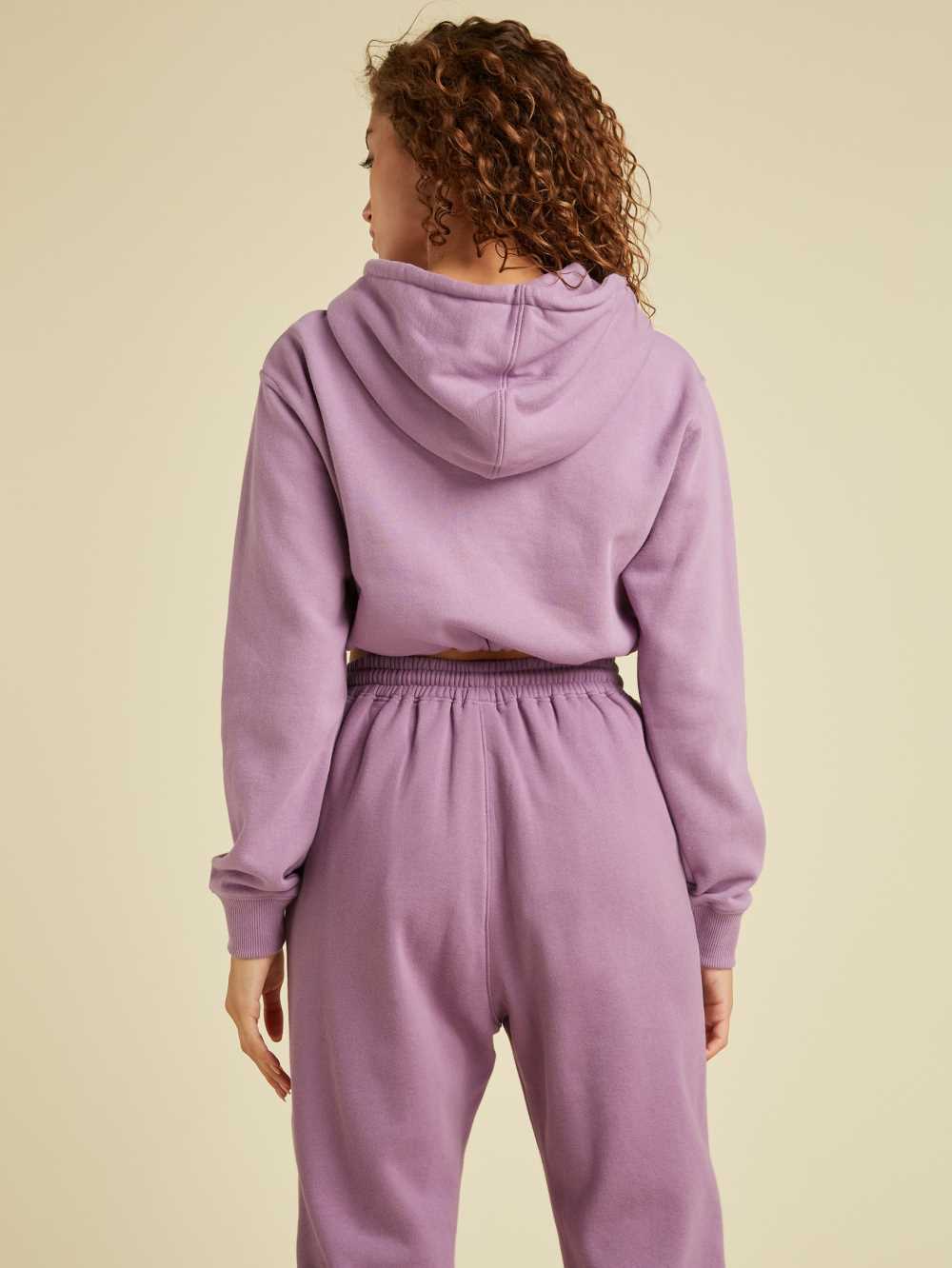 Purple Women's Guess Originals Cropped Hoodie Australia Sale | 849VRDHWU