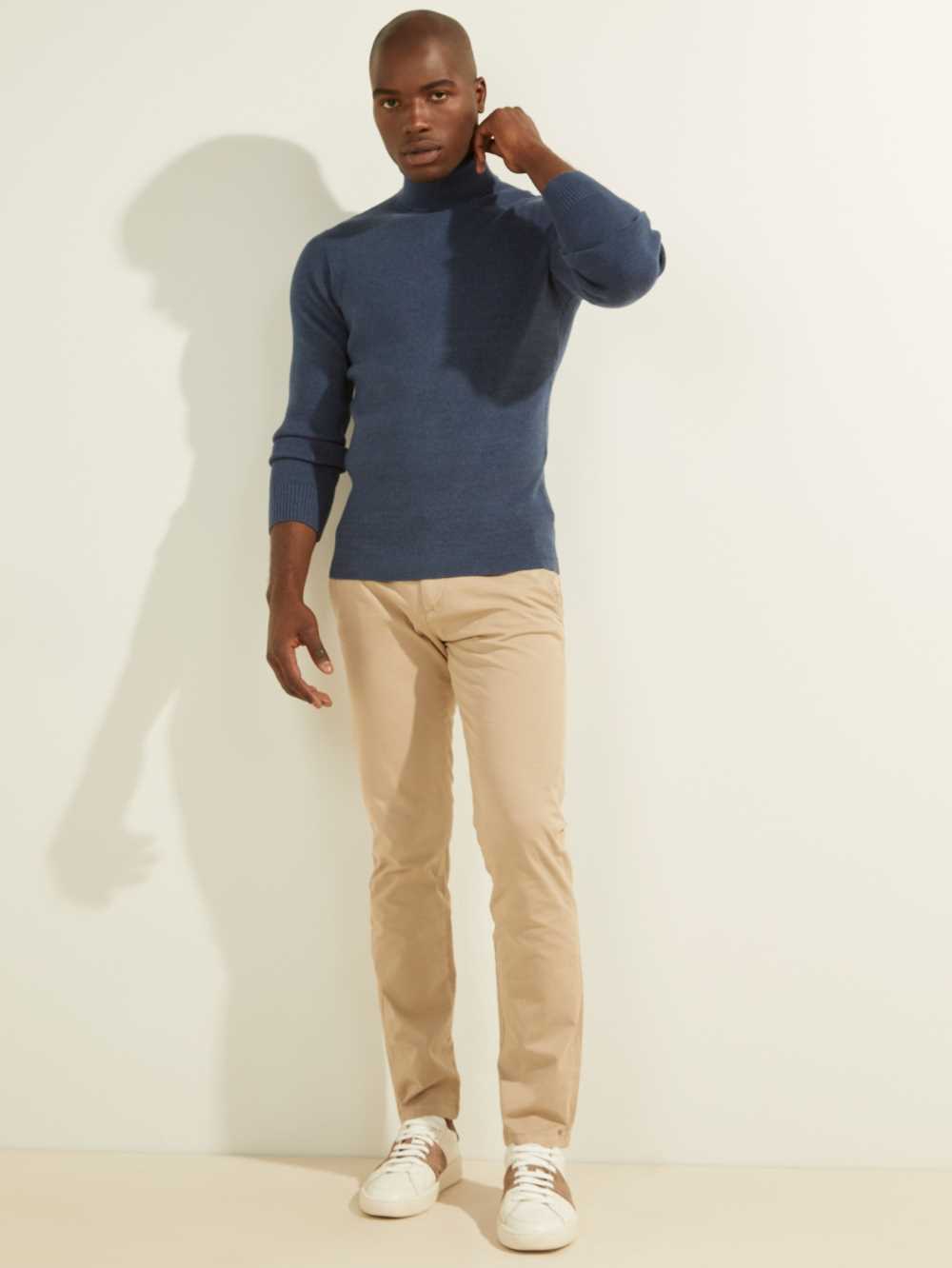 Wash Multicolor Men's Guess Liam Ribbed Sweaters Australia Sale | 035HADRNK