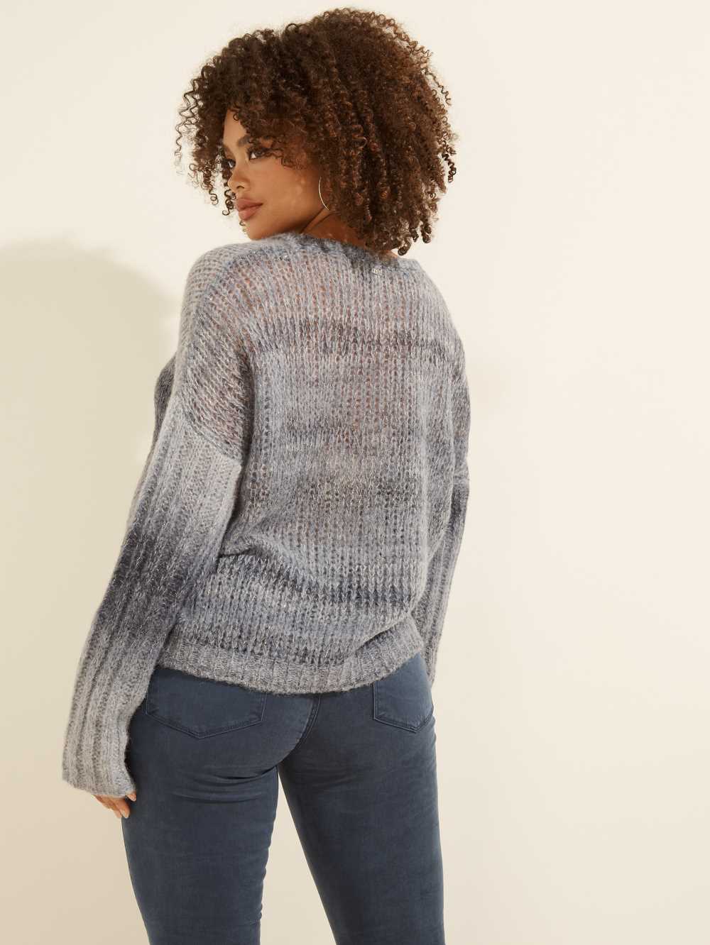 Wash Navy Multicolor Women's Guess Ariane Sweaters Australia Sale | 317ASMFCU