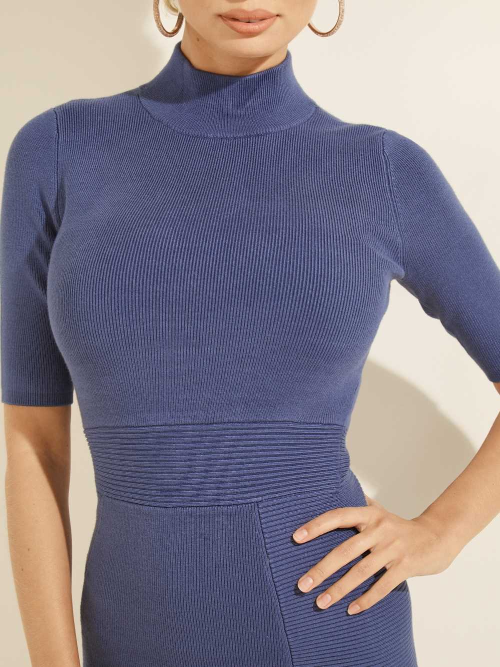 Wash Women's Guess Allison Ribbed Dresses Australia Sale | 312RCUDFS