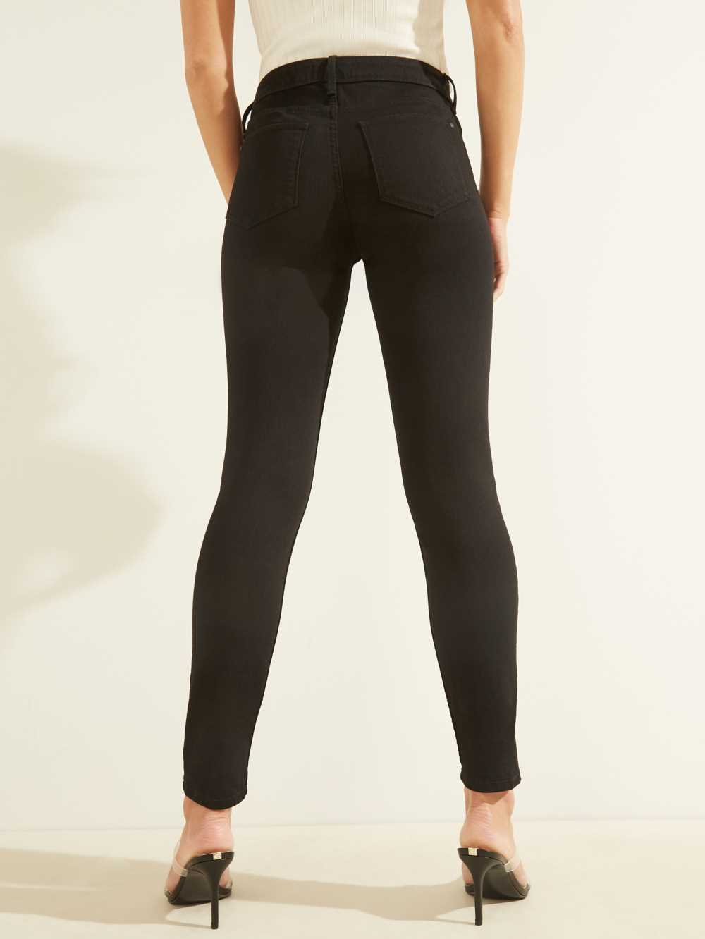 Wash Women's Guess Eco Low-Rise Power Skinny Jeans Australia Sale | 672DKUXFS