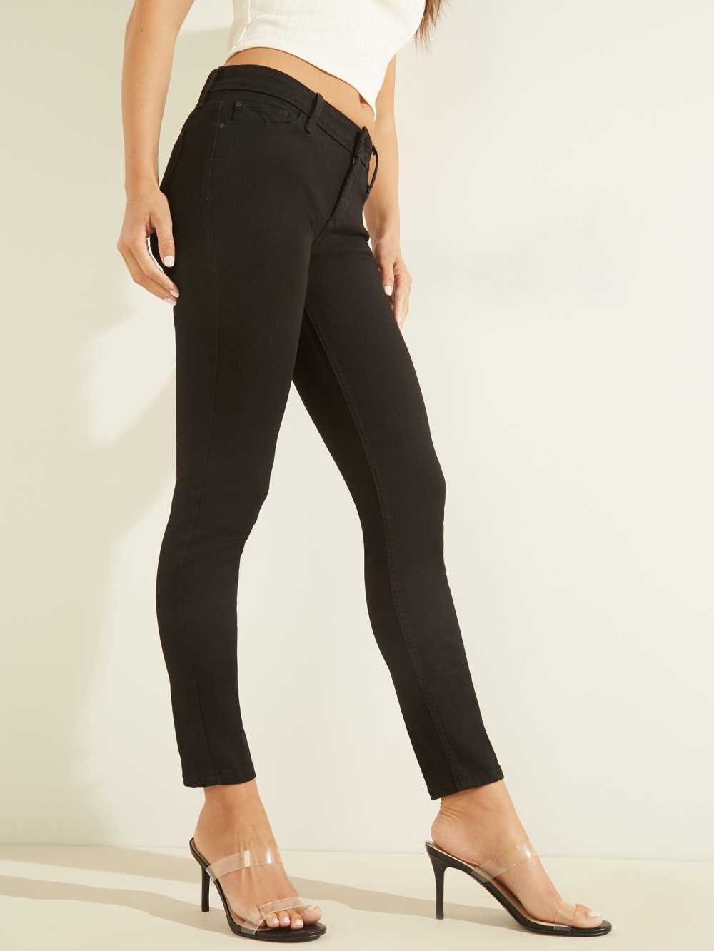 Wash Women's Guess Eco Low-Rise Power Skinny Jeans Australia Sale | 672DKUXFS