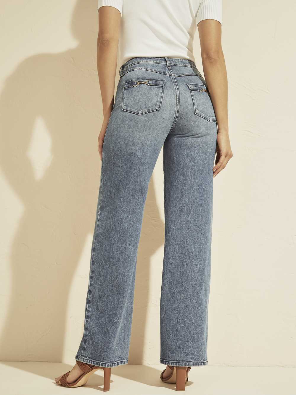 Wash Women's Guess Farrah 70s High-Rise Jeans Australia Sale | 157MORUFP