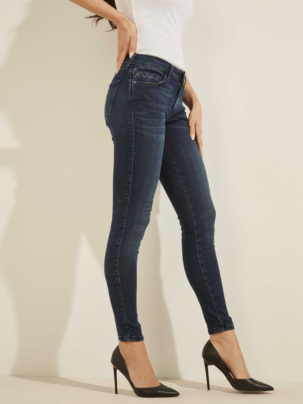 Wash Women's Guess Sexy Curve Mid-Rise Jeans Australia Sale | 063SZIAHY